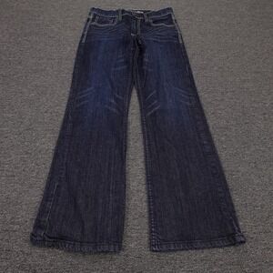 Cody James Jeans Youth 16 Blue Bootcut Dark Wash Stretch Denim 28x33 Casual